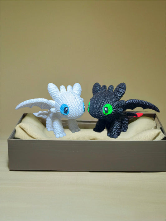 Toothless and Light Fury